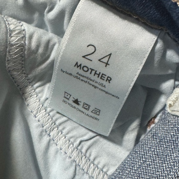 MOTHER The Snap Hustler Ankle jeans What I Had Before I Had You sz 24 - Picture 5 of 6